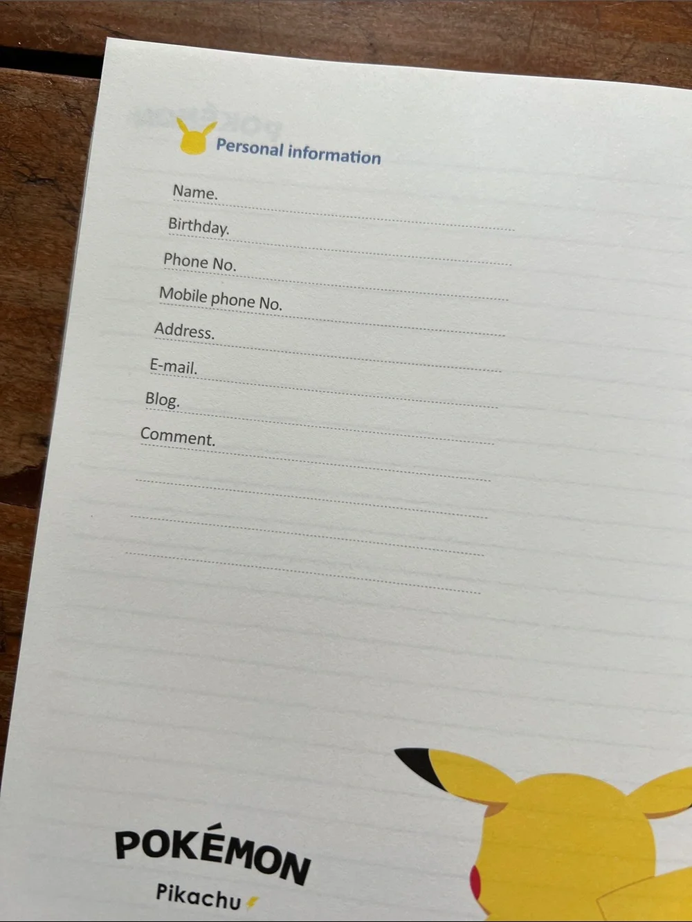 N/A official pokémon